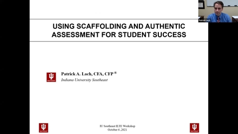 Thumbnail for entry Using Authentic Assessment as a Scaffold in Quantitative Courses