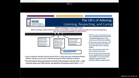 Thumbnail for entry The LRCs of Academic Advising—Listening, Respecting, and Caring