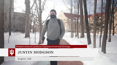 Thumbnail for 2021 President’s Award for Excellence in Teaching and Learning Technology - Justin Hodgson