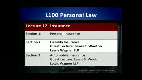 Thumbnail for L100 12-2 Liability Insurance