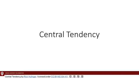 Thumbnail for K300 L04 Mod 01 Central Tendency Introduction
