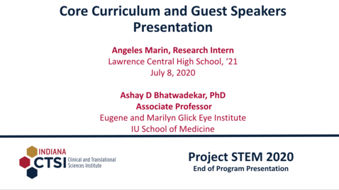 Thumbnail for Angeles Marin Curriculum Presentation