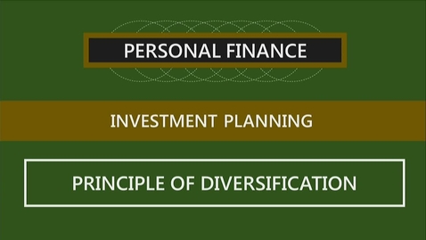 Thumbnail for F251 10-3 The Principle of Diversification