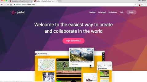 Thumbnail for entry Creating a Padlet Wall