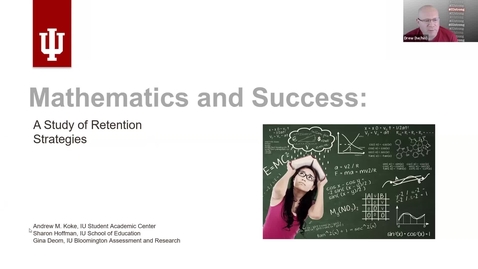 Thumbnail for entry Mathematics and Success: A Study of Retention Strategies