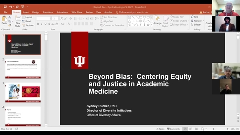 Thumbnail for entry Beyond Bias: Cenetring Equity and Justice in Academic Medicine