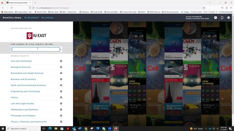 Thumbnail for Browse Academic Journals with BrowZine
