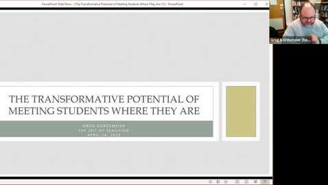Thumbnail for Joy of Teaching: Gregory Kordsmeier