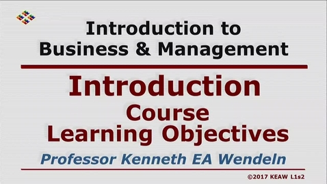 Thumbnail for entry W200 01-2 Course Learning Objectives