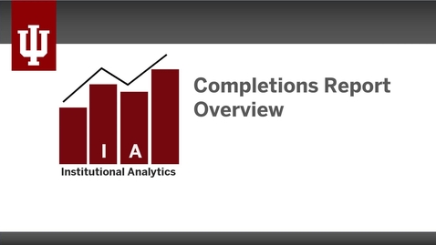 Thumbnail for Completions Report Overview
