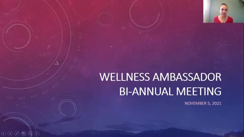 Thumbnail for Wellness Ambassador Biannual Meeting