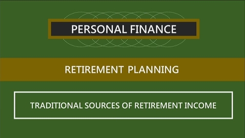 Thumbnail for F152 14-2 Traditional Sources of Retirement Income