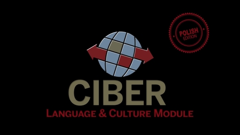 Thumbnail for entry IU CIBER Polish Language &amp; Culture Modules 1: Series Introduction