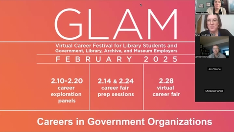 Thumbnail for Careers in Government Libraries Panel | GLAM 2025