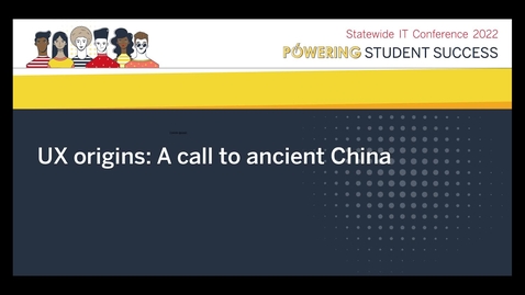 Thumbnail for UX origins: A call to ancient China