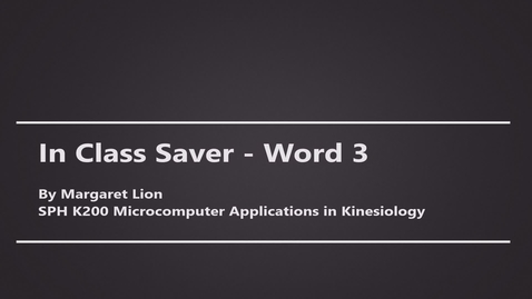 Thumbnail for entry In-Class-Saver-Word-3-K200