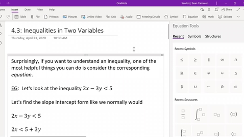 Thumbnail for entry Alg 4.3: Inequalities in Two Variables