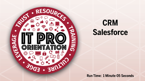 Thumbnail for entry CRM-Salesforce