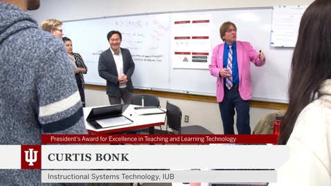 Thumbnail for 2020 President’s Award for Excellence in Teaching and Learning Technology - Curtis  Bonk