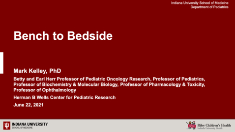 Thumbnail for Bench to Bedside