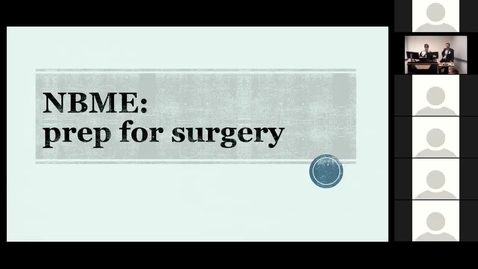 Thumbnail for NBME Review with Dr. Stanton (7/19)