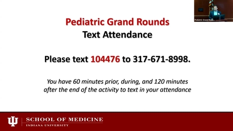 Thumbnail for Pediatrics, March 2026: Wallace Lecture: "Advocating for Black Maternal Health" Dr. Jasmine Johnson, MD