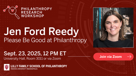 Thumbnail for Jen Ford Reedy - Please Be Good at Philanthropy