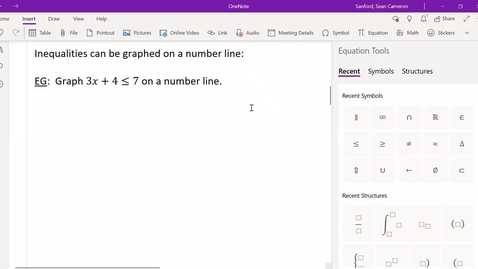 Thumbnail for Alg 4.1: Graphing an Inequality on a Number Line