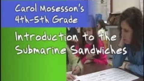 Thumbnail for Submarine Sandwiches p1