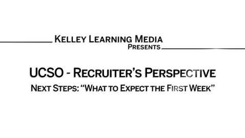 Thumbnail for What to Expect the First Week