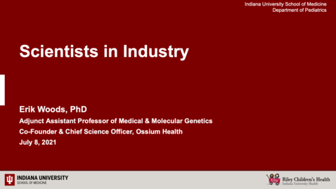 Thumbnail for Scientists in Industry