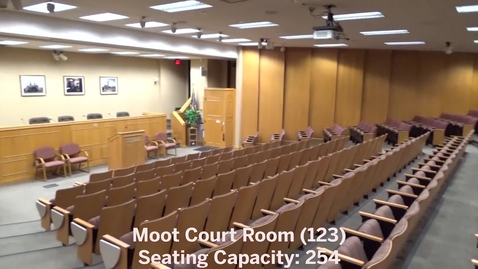 Thumbnail for Baier Hall Room Tour - Room 123 - Sherman Minton Moot Court Room