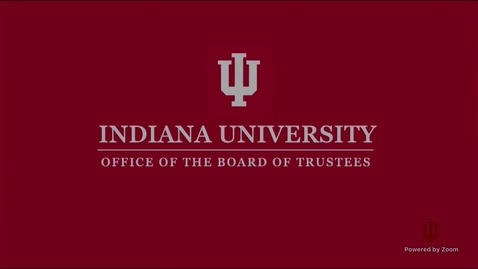 Thumbnail for IU Board of Trustees Meeting 6.14.23