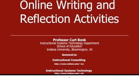 Thumbnail for V-PORTAL: Online Writing and Reflection Activities
