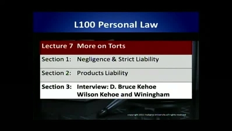 Thumbnail for L100 07-3 Interview: D. Bruce Kehoe