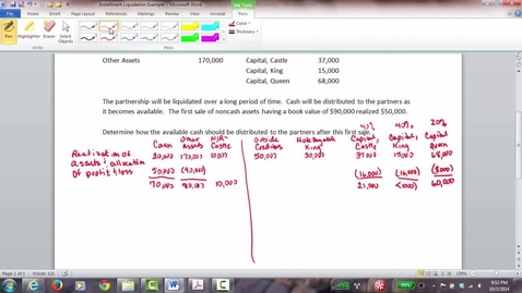 Thumbnail for A525 Ch16Video7InstallmentLiqSafePayment
