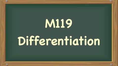 Thumbnail for entry differentiation