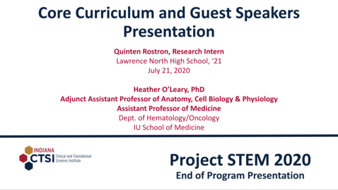 Thumbnail for Quinten Rostron Curriculum Presentation