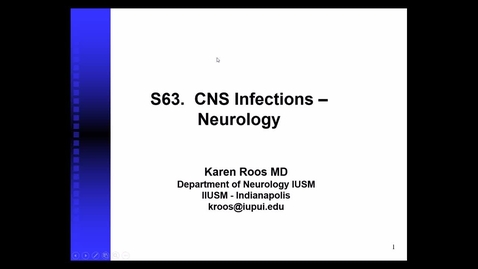 Thumbnail for entry Evv-N&amp;B-CNS Infections-Neurology - 2017 May 12 01:40:10