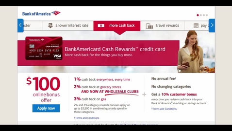 Thumbnail for Bank of America Sample