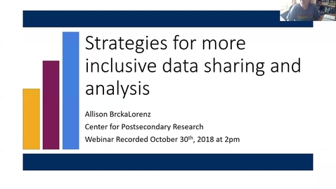 Thumbnail for entry Strategies for More Inclusive Data Sharing and Analysis 