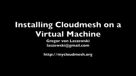 Thumbnail for 05 Cloudmesh Setup on a OpenStack VM