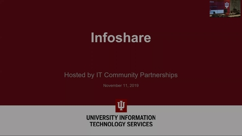 Thumbnail for entry 2019.11.11 INFOSHARE - IU Login