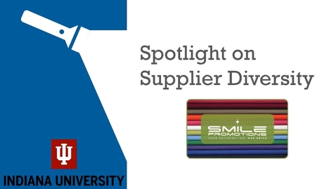 Thumbnail for entry Spotlight on Supplier Diversity: Meet Smile Promotions