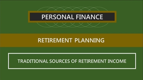 Thumbnail for F260 14-2 Traditional Sources of Retirement Income