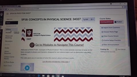 Thumbnail for How to Navigate PHYS-P 104