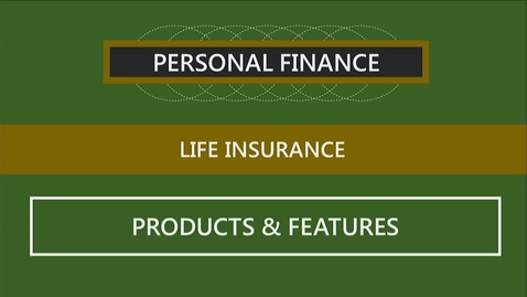 Thumbnail for F251 08-3 Life Insurance Products &amp; Features