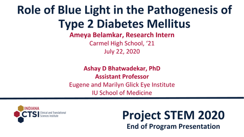 Thumbnail for Ameya Belamkar Mentor Presentation