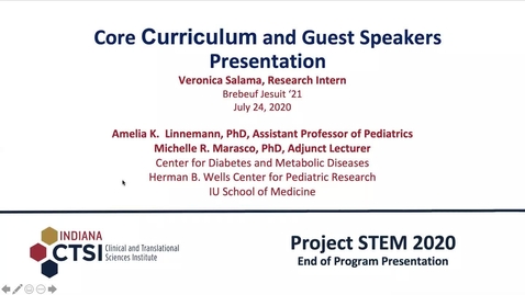 Thumbnail for Veronica Salama Curriculum Presentation