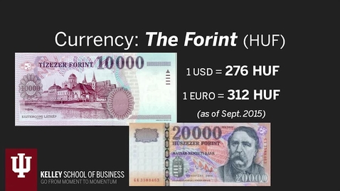 Thumbnail for IU CIBER Hungary Language &amp; Culture Modules 4: Economy